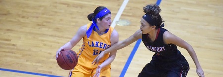 Claire Radtke scored a game-high 15 points for the Lakers.