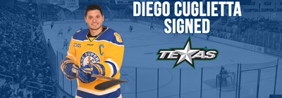Diego Cuglietta has signed the with the Texas Stars of the American Hockey League