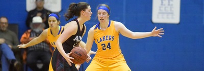 Junior forward Lexie Khon scored 17 points for the Lakers.